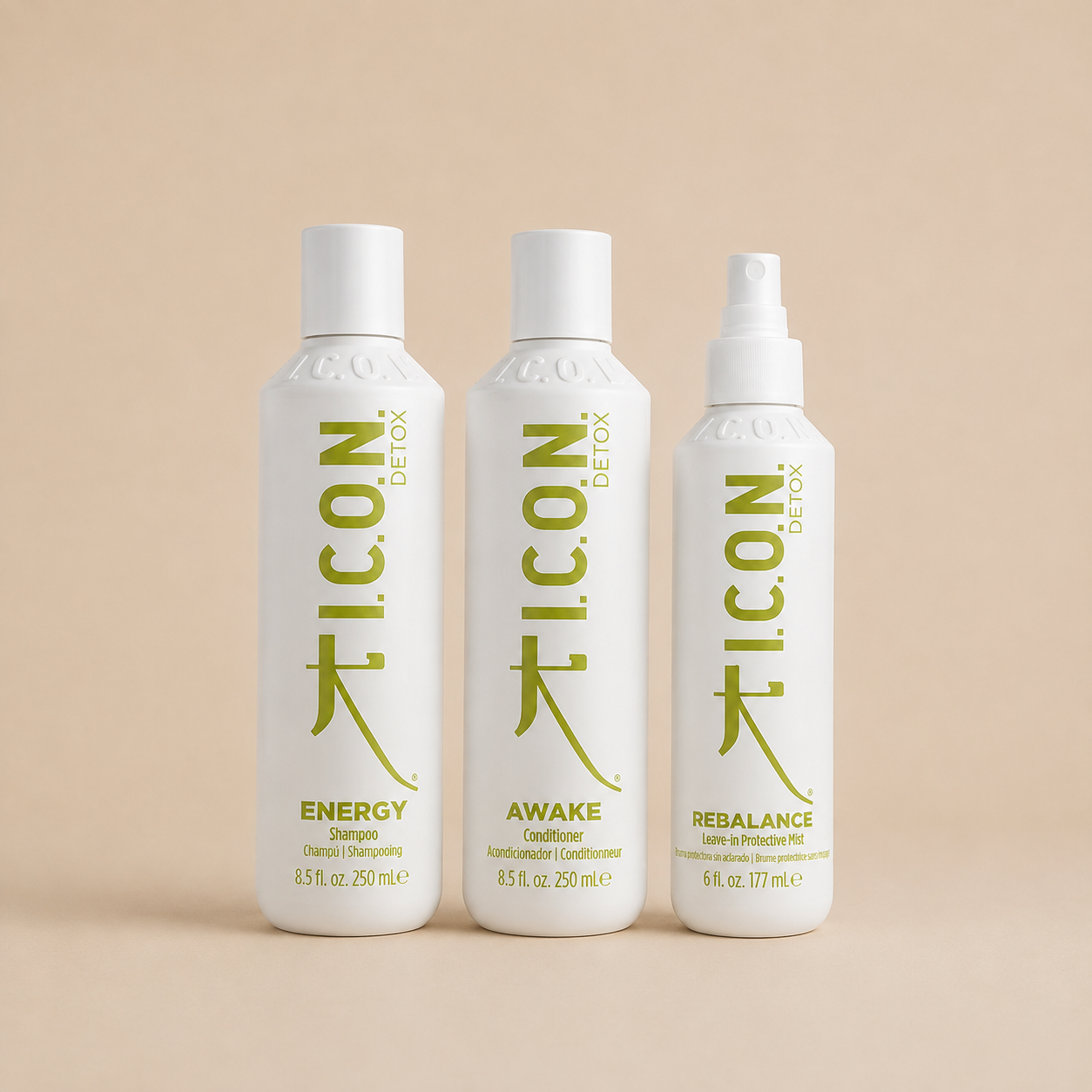 Pack Rutina Detox ENERGY + AWAKE + REBALANCE · Cabello Graso Equilibrado