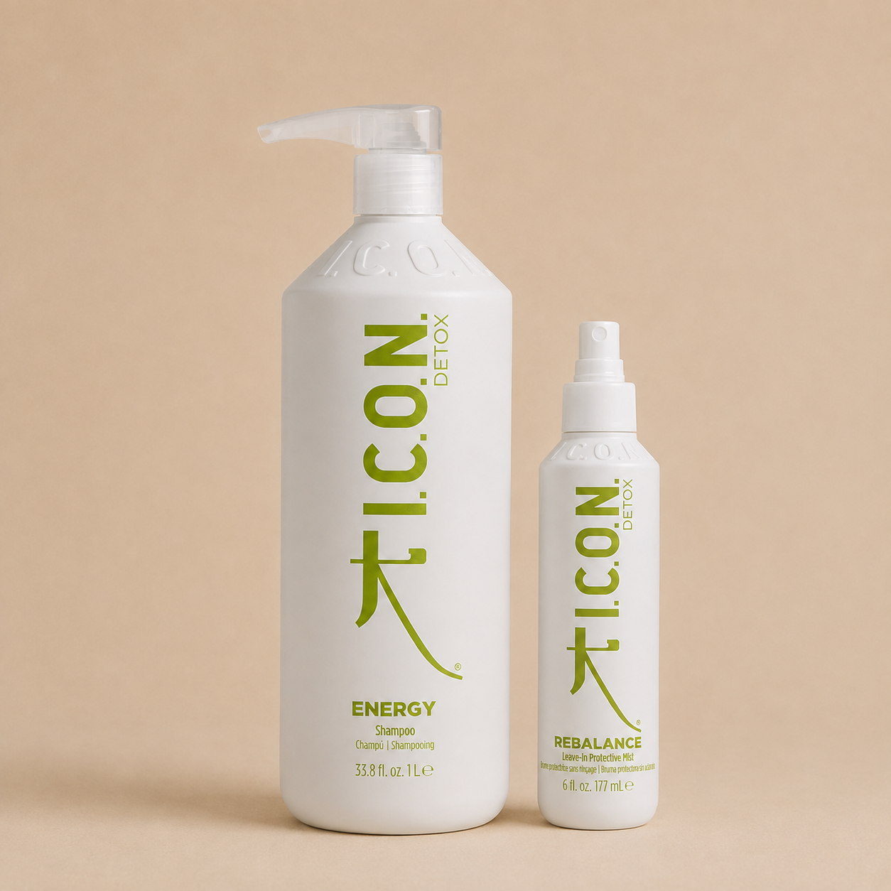 Pack Detox ENERGY Litro + REBALANCE · Limpieza Profunda y Protección Diaria