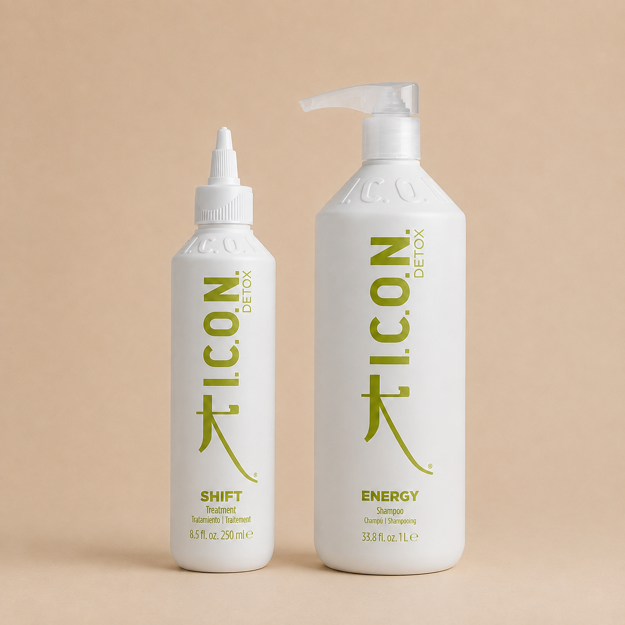 Pack Detox SHIFT + ENERGY Litro · Tratamiento y Limpieza del Cuero Cabelludo
